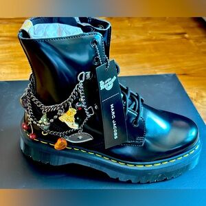 Doc Marten/Marc Jacob’s Black Vegan Jardon Boots. US Men’s size 10 1/2.  NIB